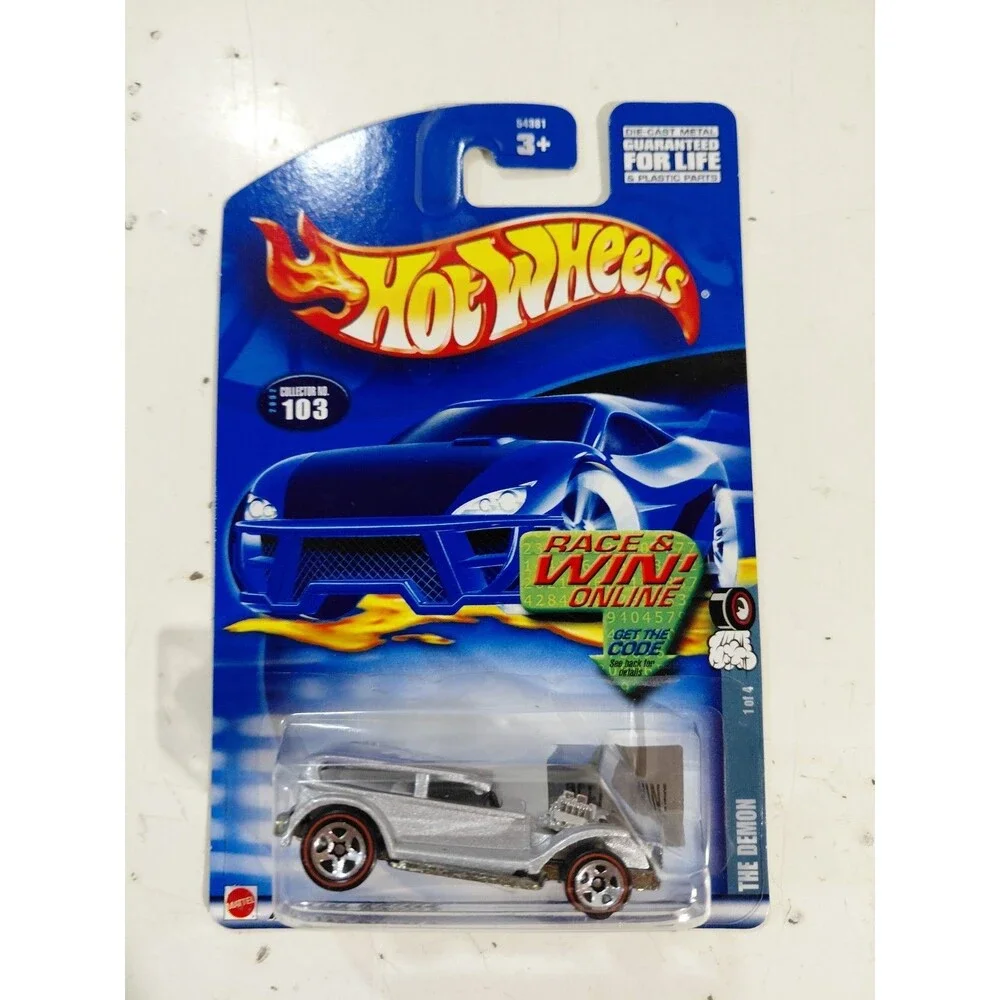 NIP Hot Wheels Red Line 1:64 Die Cast The Demon Hot Rod Classic Car